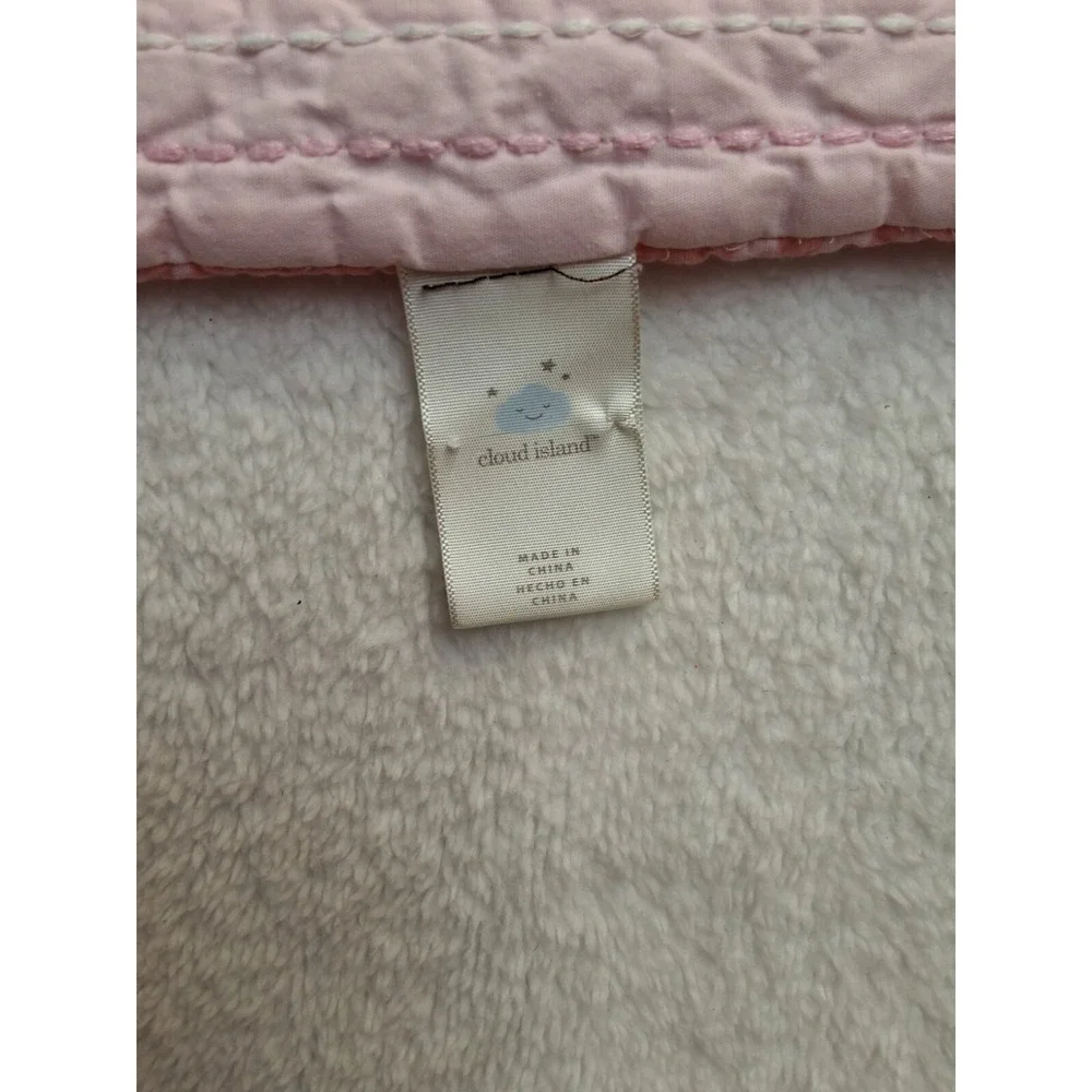 Cloud Island Animal Baby Blanket Woodland Quilt Girls Nursery 31